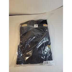 Premier Martial Arts Mens Black/Gold Martial Arts Top - Size Sm